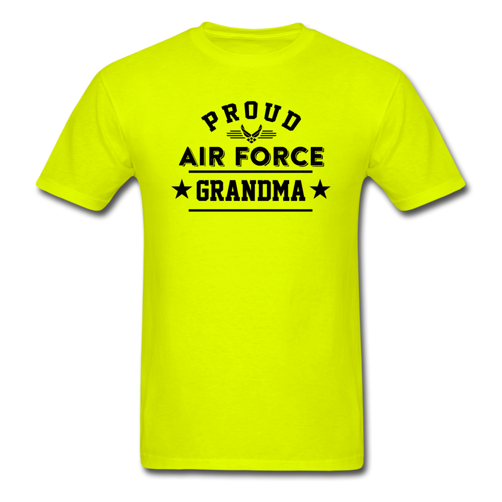 Proud Air Force - Grandma - Unisex Classic T-Shirt - safety green