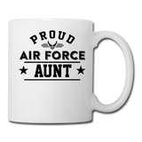 Proud Air Force - Aunt - Coffee/Tea Mug - white