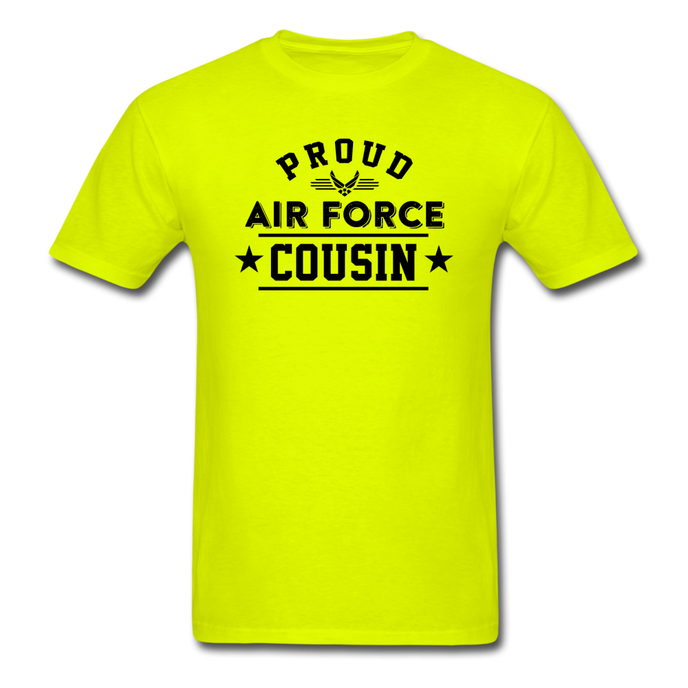 Proud Air Force - Cousin - Unisex Classic T-Shirt - safety green