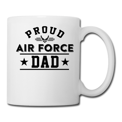 Proud Air Force - Dad - Coffee/Tea Mug - white