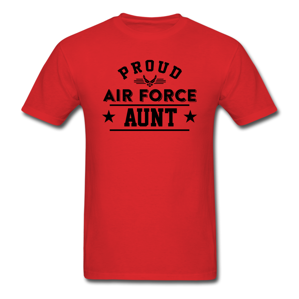 Proud Air Force - Aunt - Unisex Classic T-Shirt - red