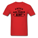 Proud Air Force - Aunt - Unisex Classic T-Shirt - red