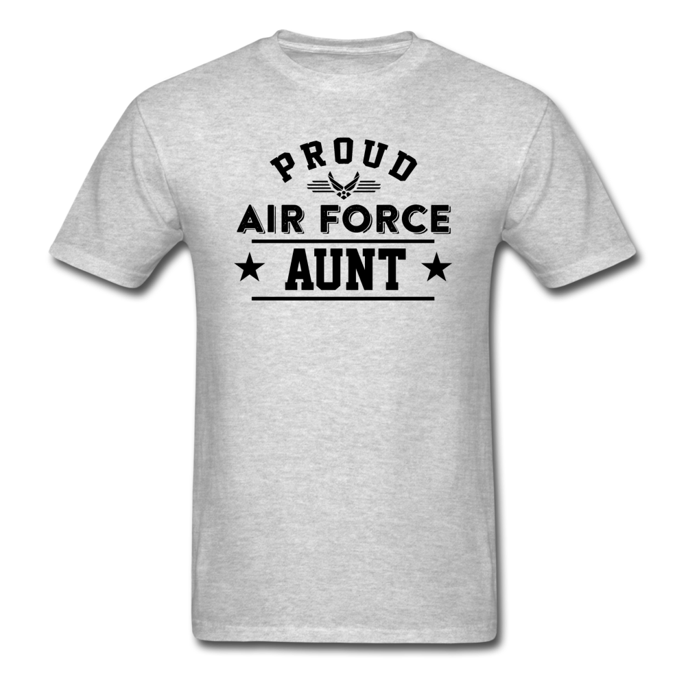 Proud Air Force - Aunt - Unisex Classic T-Shirt - heather gray