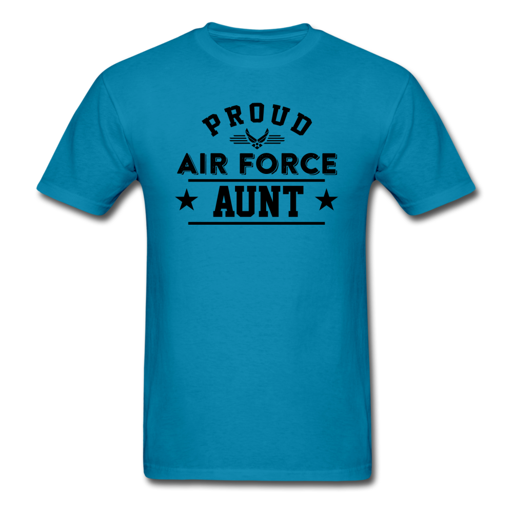 Proud Air Force - Aunt - Unisex Classic T-Shirt - turquoise