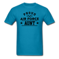 Proud Air Force - Aunt - Unisex Classic T-Shirt - turquoise