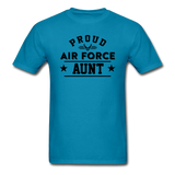 Proud Air Force - Aunt - Unisex Classic T-Shirt - turquoise