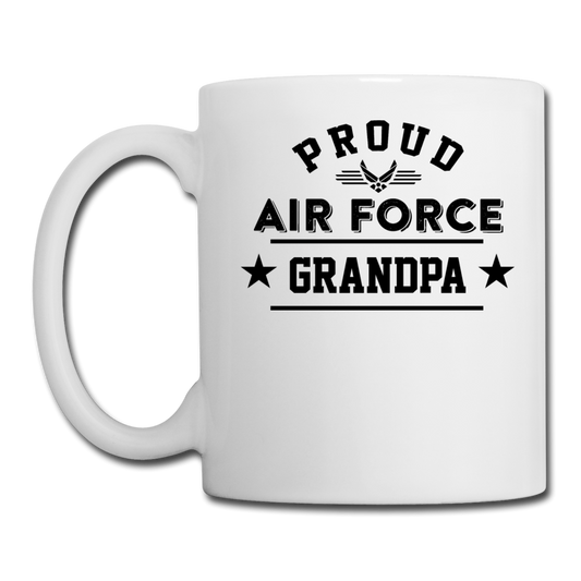 Proud Air Force - Grandpa - Coffee/Tea Mug - white