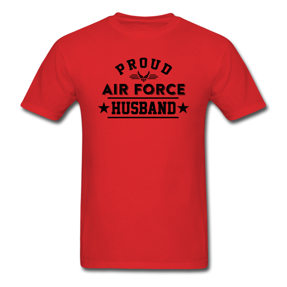 Proud Air Force - Husband - Unisex Classic T-Shirt - red