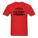 Proud Air Force - Husband - Unisex Classic T-Shirt - red