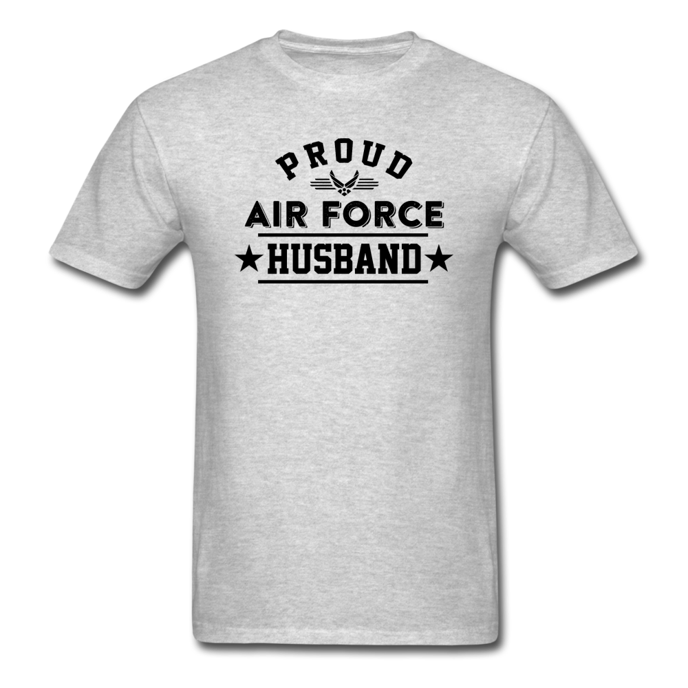 Proud Air Force - Husband - Unisex Classic T-Shirt - heather gray