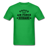 Proud Air Force - Husband - Unisex Classic T-Shirt - bright green