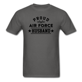 Proud Air Force - Husband - Unisex Classic T-Shirt - charcoal