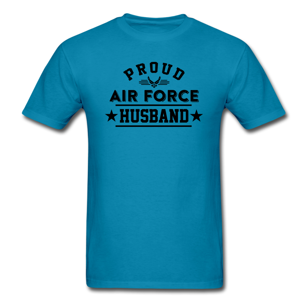 Proud Air Force - Husband - Unisex Classic T-Shirt - turquoise