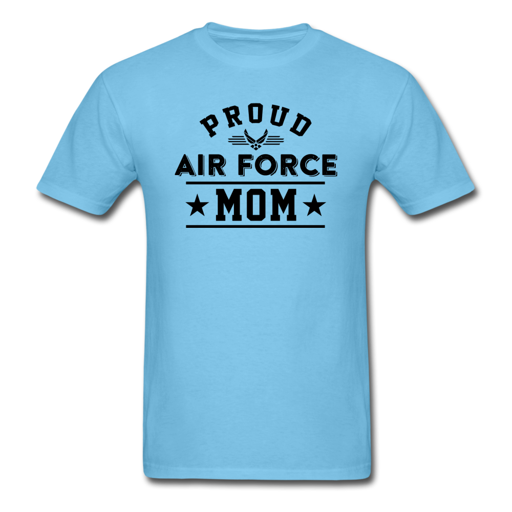 Proud Air Force - Mom - Unisex Classic T-Shirt - aquatic blue