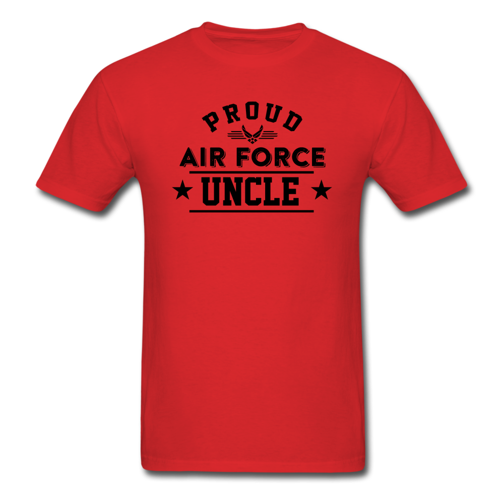 Proud Air Force - Uncle - Unisex Classic T-Shirt - red