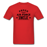 Proud Air Force - Uncle - Unisex Classic T-Shirt - red