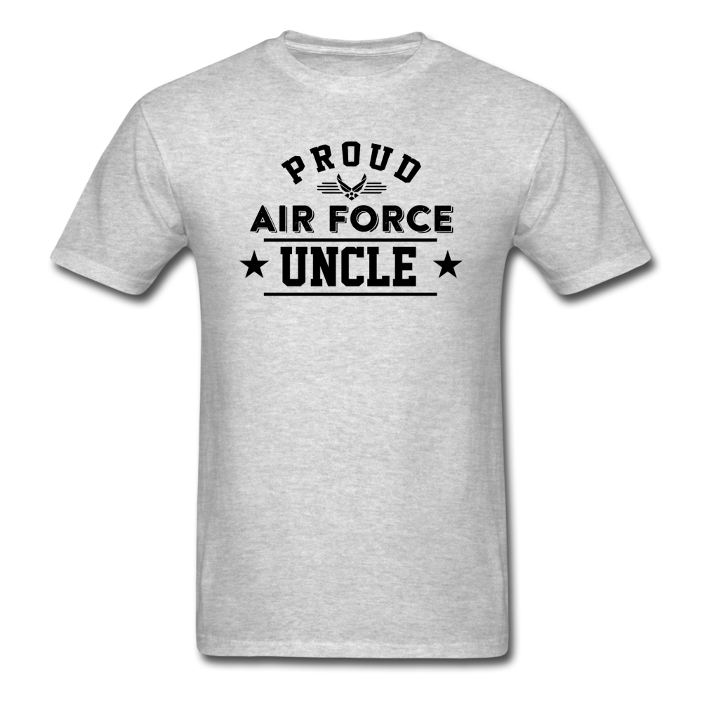 Proud Air Force - Uncle - Unisex Classic T-Shirt - heather gray