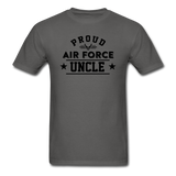 Proud Air Force - Uncle - Unisex Classic T-Shirt - charcoal