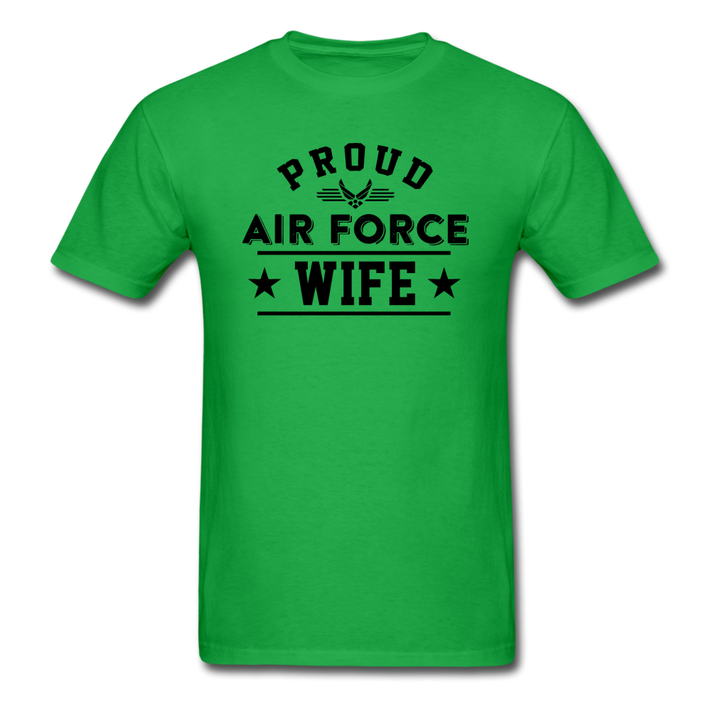 Proud Air Force - Wife - Unisex Classic T-Shirt - bright green