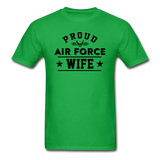 Proud Air Force - Wife - Unisex Classic T-Shirt - bright green