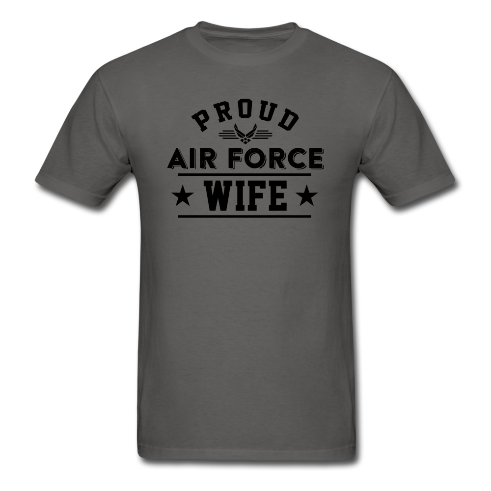 Proud Air Force - Wife - Unisex Classic T-Shirt - charcoal