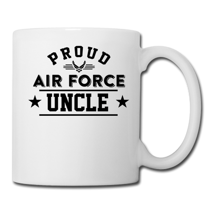 Proud Air Force - Uncle - Coffee/Tea Mug - white