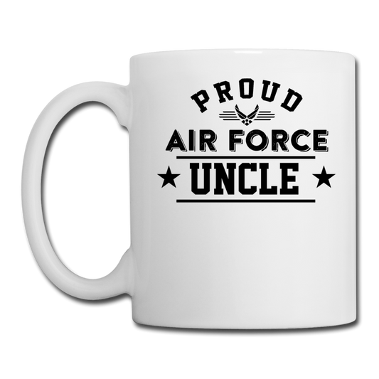 Proud Air Force - Uncle - Coffee/Tea Mug - white