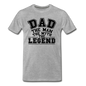 Dad the Legend - Men's Premium T-Shirt - heather gray