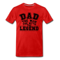 Dad the Legend - Men's Premium T-Shirt - red