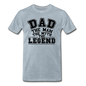 Dad the Legend - Men's Premium T-Shirt - heather ice blue