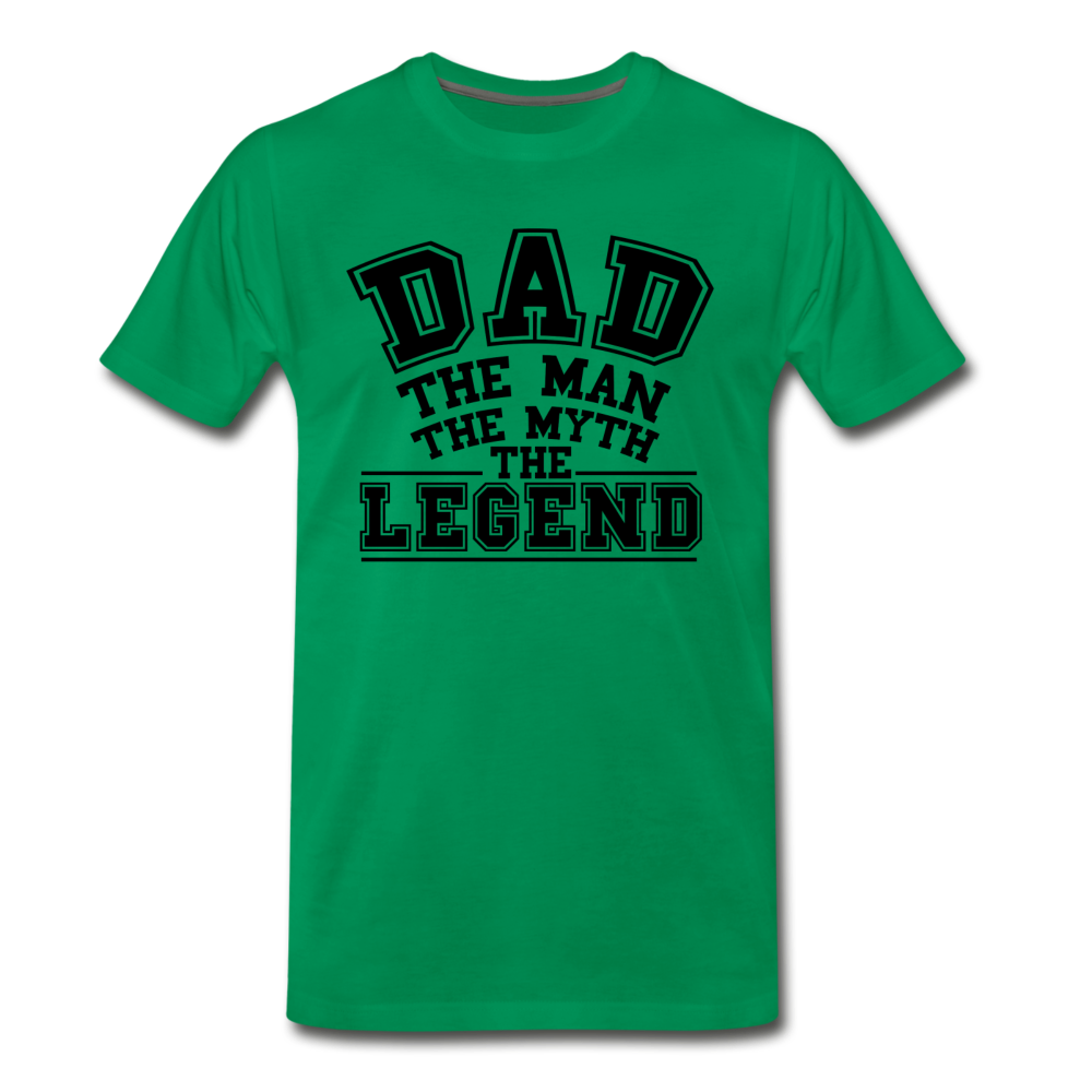 Dad the Legend - Men's Premium T-Shirt - kelly green