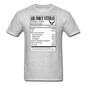 Air Force Veteran - Nutrition Facts - Unisex Classic T-Shirt - heather gray