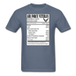 Air Force Veteran - Nutrition Facts - Unisex Classic T-Shirt - denim