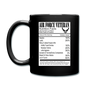 Air Force Veteran - Nutrition Facts - Full Color Mug - black