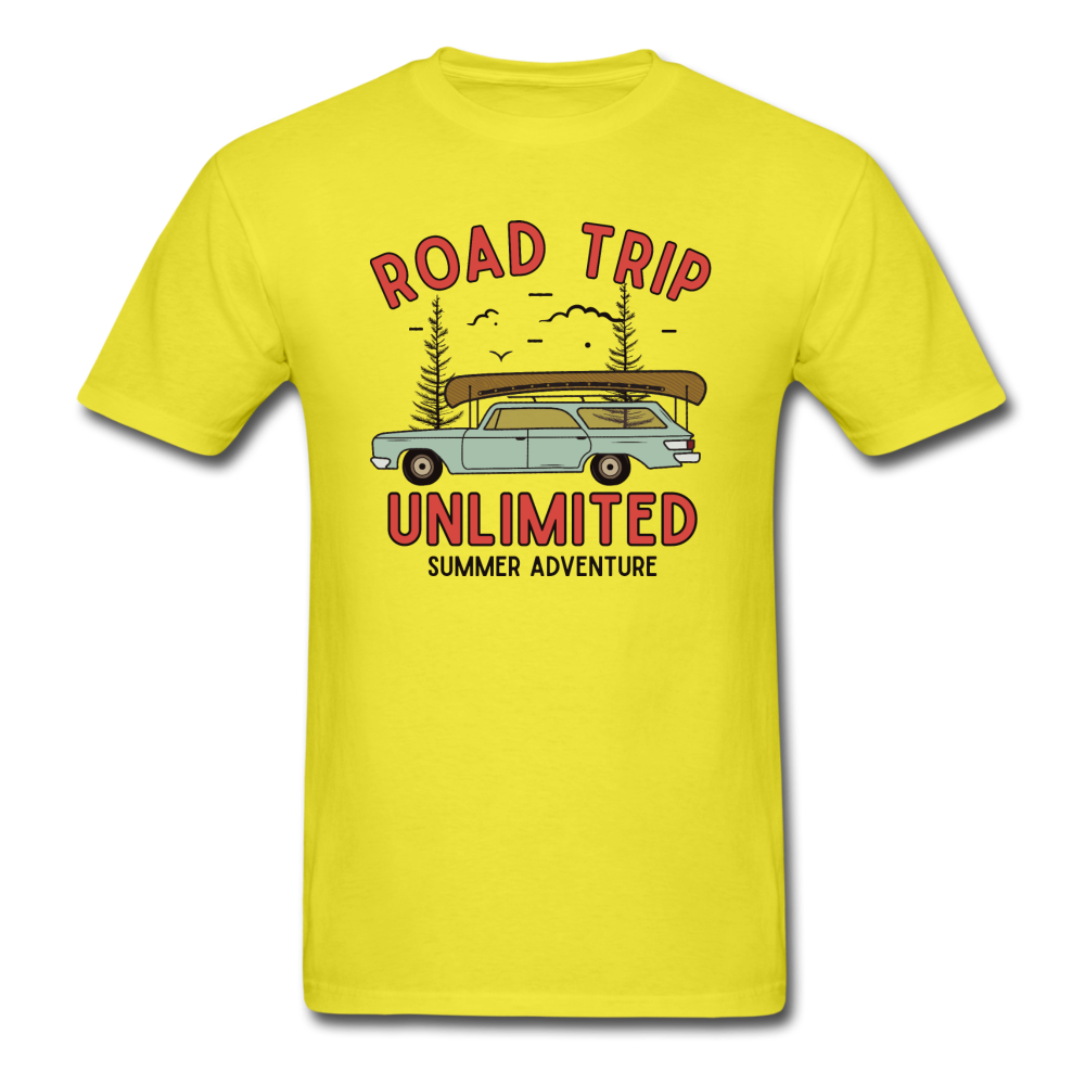 Road Trip Unlimited - Unisex Classic T-Shirt - yellow