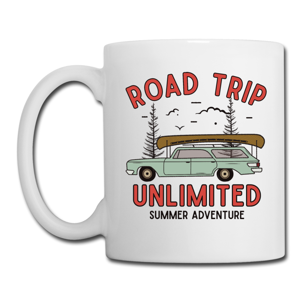 Road Trip Unlimited - Coffee/Tea Mug - white