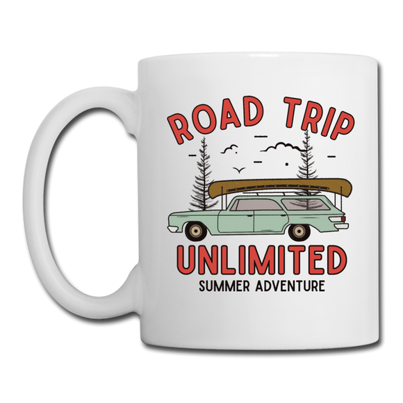 Road Trip Unlimited - Coffee/Tea Mug - white