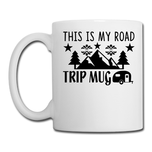 This Is My Road Trip Mug - Camping v2 - Coffee/Tea Mug - white