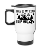 This Is My Road Trip Mug - Camping v2 - Travel Mug - white