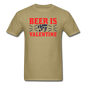 Beer Is My Valentine v1 - Unisex Classic T-Shirt - khaki