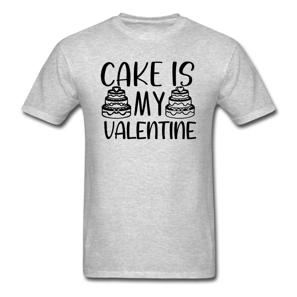 Cake Is My Valentine v1 - Unisex Classic T-Shirt - heather gray