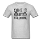 Cake Is My Valentine v1 - Unisex Classic T-Shirt - heather gray