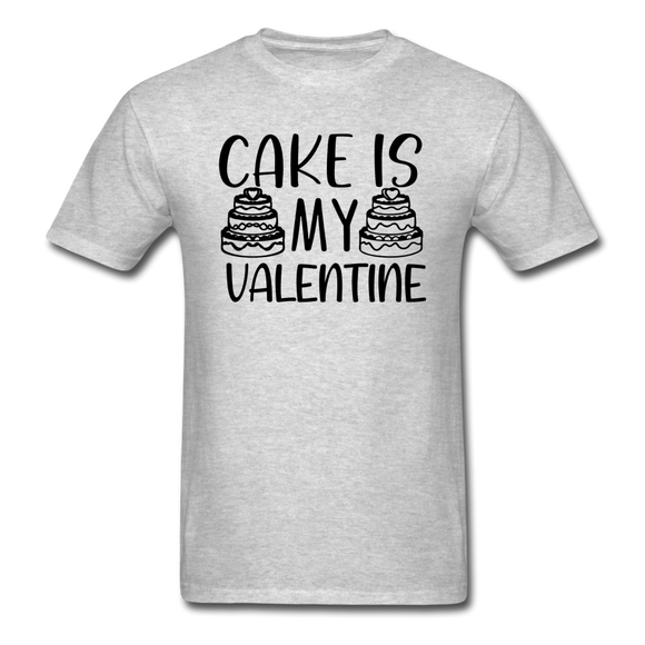 Cake Is My Valentine v1 - Unisex Classic T-Shirt - heather gray