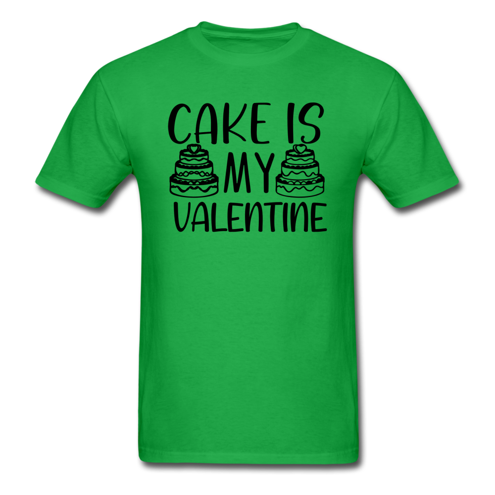 Cake Is My Valentine v1 - Unisex Classic T-Shirt - bright green