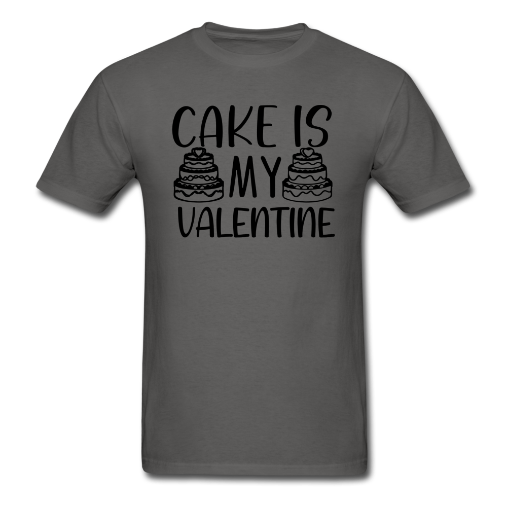 Cake Is My Valentine v1 - Unisex Classic T-Shirt - charcoal