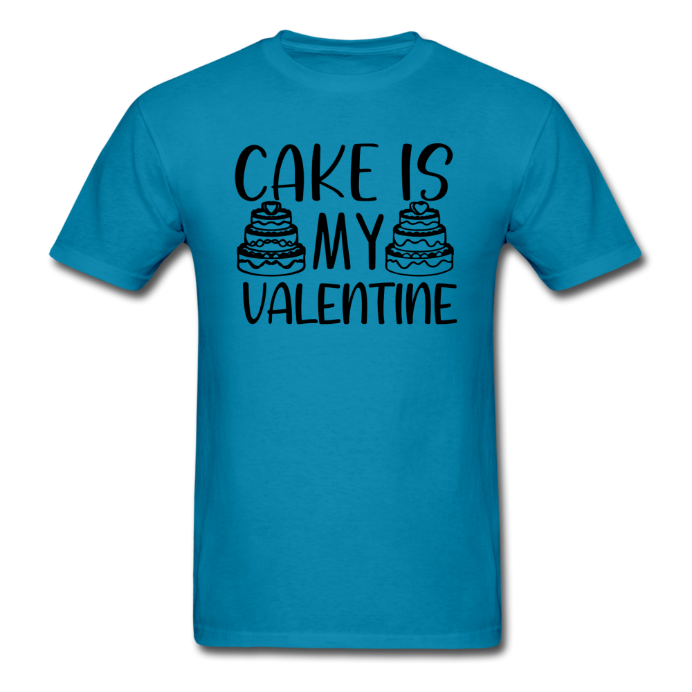 Cake Is My Valentine v1 - Unisex Classic T-Shirt - turquoise