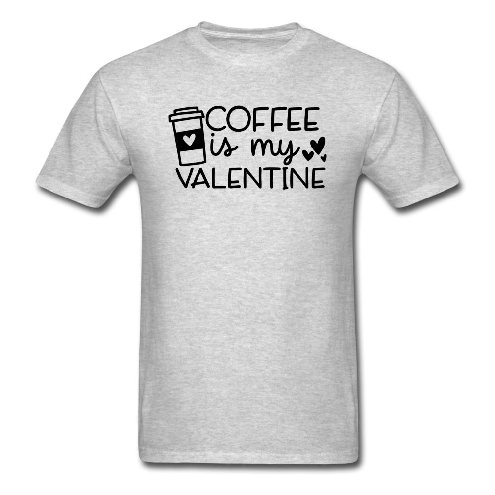 Coffee Is My Valentine v1 - Unisex Classic T-Shirt - heather gray