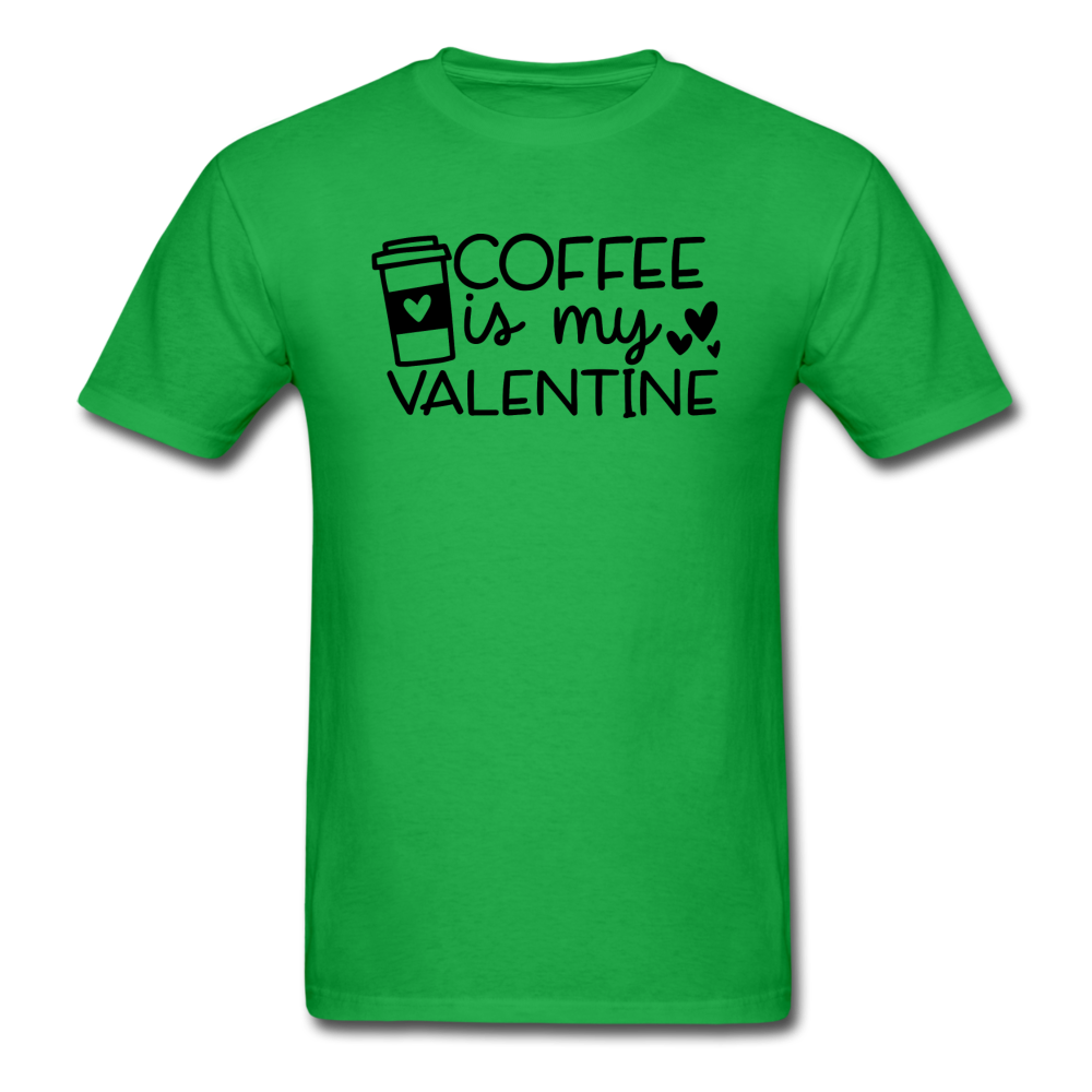 Coffee Is My Valentine v1 - Unisex Classic T-Shirt - bright green