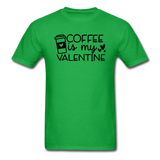 Coffee Is My Valentine v1 - Unisex Classic T-Shirt - bright green