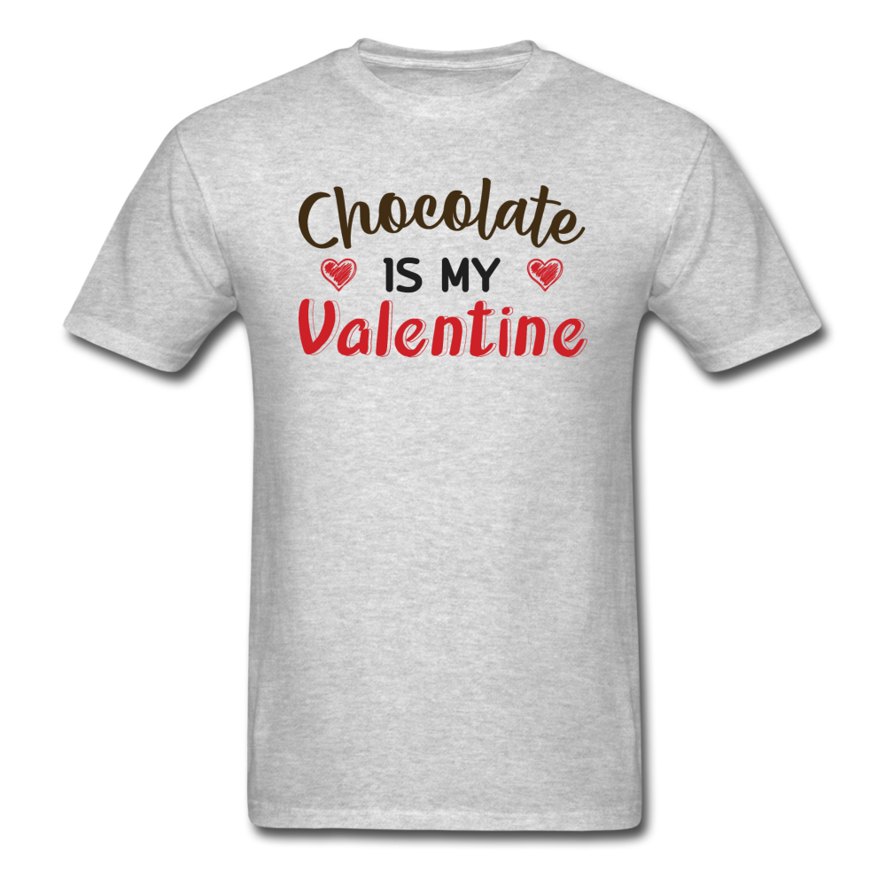 Chocolate Is My Valentine v1 - Unisex Classic T-Shirt - heather gray